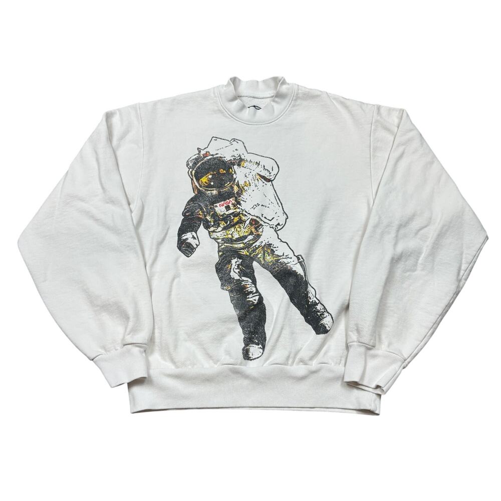 Kid Cudi To The Moon World Tour 22 NASA Astronaut Sweatshirt Men's Small